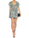Free People Kauai Print Tunic Top In White