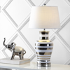 Jonathan Y Zilar Striped Classic Modern Led Table Lamp