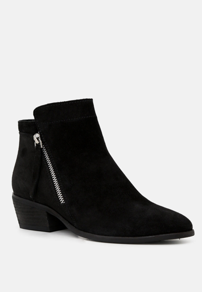 Rag & Co Bess Black Ankle Boots