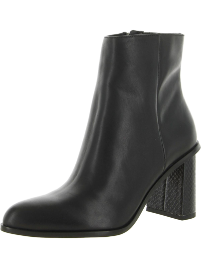 Dolce Vita Timone Womens Pointed Toe Pull On Booties In Black