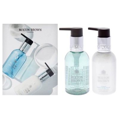 Molton Brown Coastal Cypress And Sea Fennel Set By  For Unisex - 2 Pc Gift Set 3.4oz Hand Wash, 3.4oz In White