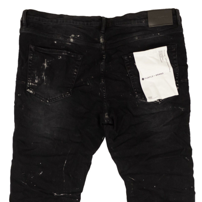 Purple Brand Jeans In Black Resin Repair