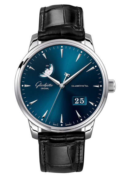 Glashutte Men's 42mm Automatic Watch In Silver