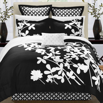Chic Home Design Ayesha 11-piece Comforter Set In Black