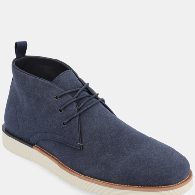 Vance Co. Shoes Jimmy Plain Toe Chukka Boot In Blue