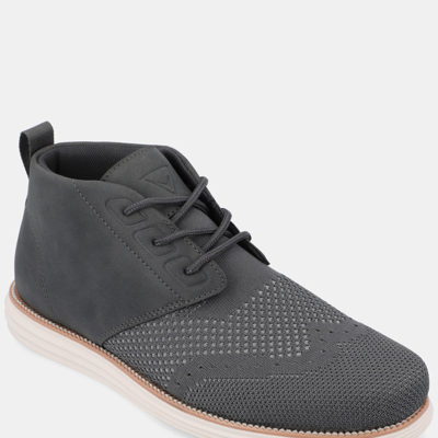 Vance Co. Shoes Barett Knit Chukka Boot In Grey