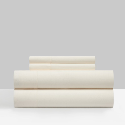 Chic Home Design Casey 4 Piece Sheet Set Solid Color Washed Garment Technique In Neutral