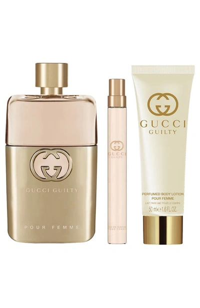 Gucci Guilty Eau De Toilette Gift Set $222 Value