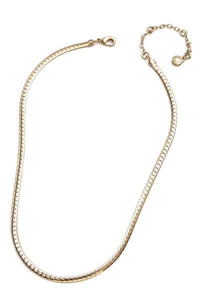 Baublebar Snake Chain Necklace In Gold