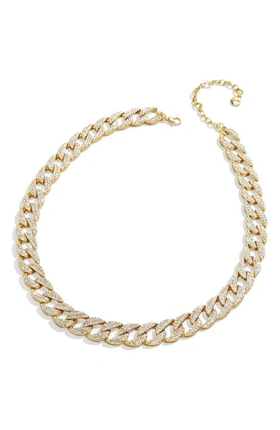 Baublebar Cassandra Curb Chain Necklace In Gold