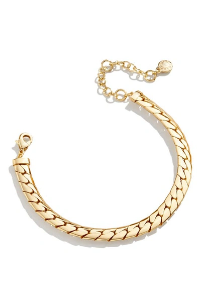 Baublebar Scottie Curb Link Chain Bracelet In Gold