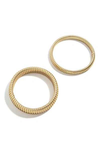 Baublebar Micah Stretch Bracelets, Set Of 2 In Gold