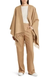 Vince Women's Double-face Wool-cashmere Cape In Camel