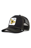 Goorin Bros The Queen Bee Patch Trucker Hat In Black