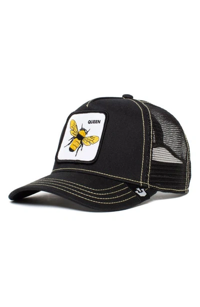 Goorin Bros The Queen Bee Patch Trucker Hat In Black