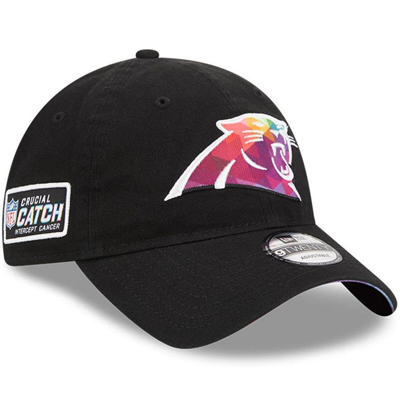 New Era Black Carolina Trouserhers 2023 Nfl Crucial Catch 9twenty Adjustable Hat