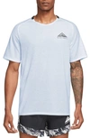 Nike Dri-fit Trail Solar Chase Performance T-shirt In Grey
