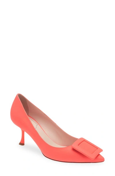 Roger Vivier Viv In Flamingo Pink