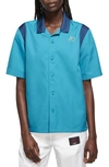 Jordan Women's  Button-up Shirt In Blue