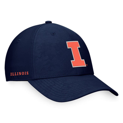 Top Of The World Navy Illinois Fighting Illini Deluxe Flex Hat