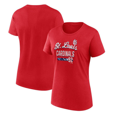 Fanatics Branded Red St. Louis Cardinals Logo T-shirt