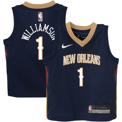 Nike Kids' Toddler  Zion Williamson Navy New Orleans Pelicans Swingman Player Jersey