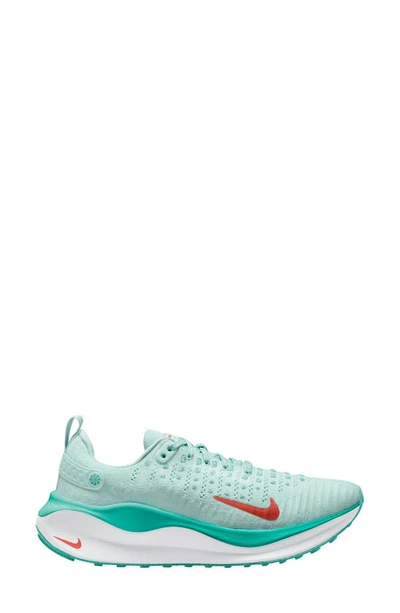Nike Women's Infinityrn 4 Road Running Shoes In Jade/ Red/ White
