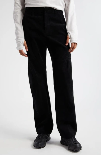 Post Archive Faction 5.1 Corduroy Trousers In Black