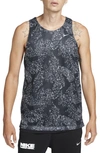 Nike Men's Dri-fit Standard Issue Reversible Basketball Jersey In Black/ Black/ White