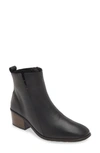 Naot Ethic Bootie In Soft Black Leather