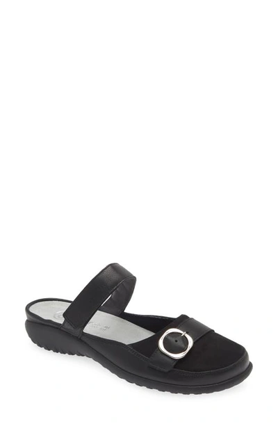 Naot Hongi Mary Jane Mule In Black