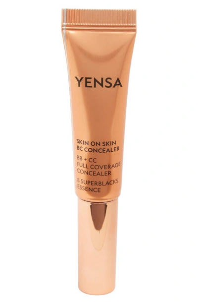 Yensa Skin On Skin Bc Concealer Bb + Cc Full Coverage Concealer, 0.34 oz In Deep Warm