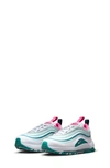 Nike Kids' Air Max 97 Sneaker In White/ Teal/ Jade/ Pink