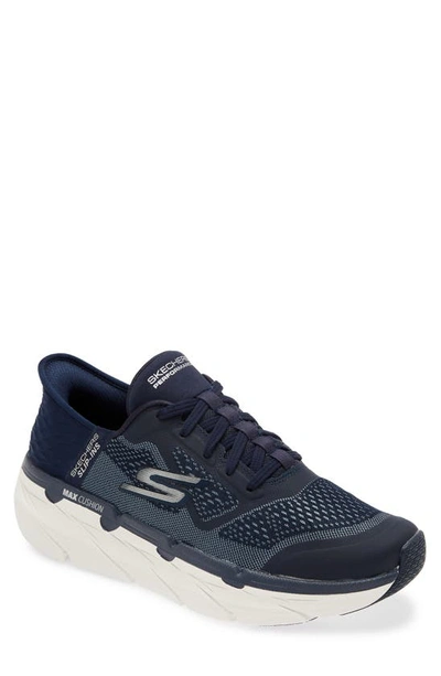 Skechers Max Cushioning Premier Trainer In Navy