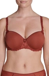 Simone Perele Andora 3d Molded Underwire Bra In Canyon Brown