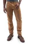 Devil-dog Dungarees Stretch Cotton Carpenter Pants In Butterscotch