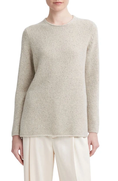 Vince Clean Trim Cashmere Sweater In Multi