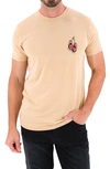 Devil-dog Dungarees Fear Not Graphic T-shirt In Heather Tan