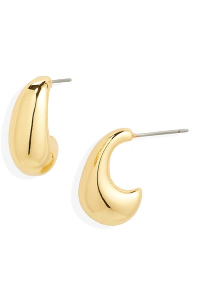 Lele Sadoughi Women's Mini Goldtone Dome Hoop Earrings