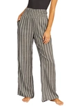 Billabong New Waves 2 Wide Leg Pants In Wmu-white/multi