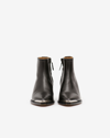 ISABEL MARANT ADNAE LEATHER LOW BOOTS