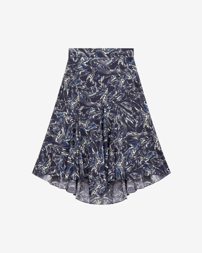 Isabel Marant Toscane Skirt In Blue