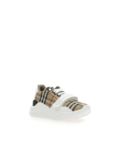 Burberry Sneakers In Archive Beige Ip Chk