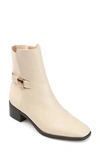 Journee Collection Collection Women's Tru Comfort Foam Wide Width Aubrie Bootie In Off White