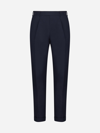 Paul Smith Pleated Tailored Trousers In Blue
