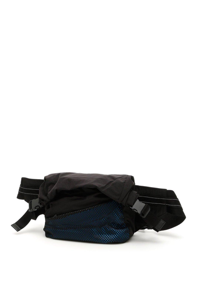 Bottega Veneta Foldover Belt Bag In Black