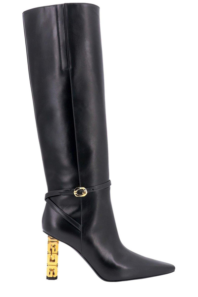 GIVENCHY G CUBE HEELED BOOTS