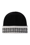 GIVENCHY 4G MONOGRAMMED KNIT BEANIE