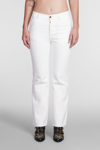CHLOÉ JEANS IN WHITE COTTON