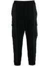 DSQUARED2 BLACK VIRGIN WOOL BLEND TROUSERS